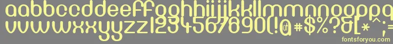 DF66C    Font – Yellow Fonts on Gray Background