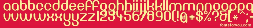 DF66C   -Schriftart – Gelbe Schriften auf rotem Hintergrund