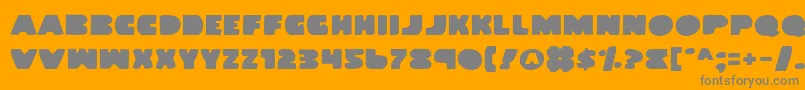 More about Landwv2 Font Landwv2 Font – Gray Fonts on Orange Background