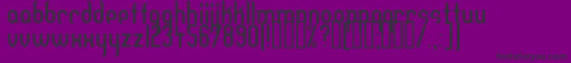 DFTEH    Font – Black Fonts on Purple Background