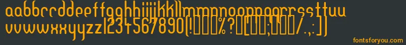 DFTEH    Font – Orange Fonts on Black Background