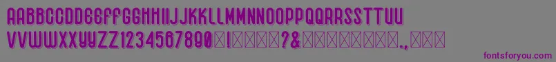 DhagienolSans Font – Purple Fonts on Gray Background