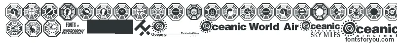 Dharma Initiative Logos-fontti – Televisioon tarkoitetut fontit