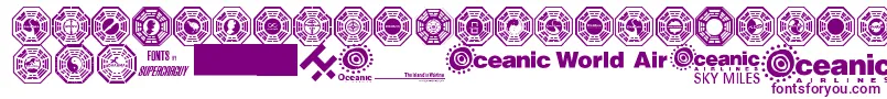 Dharma Initiative Logos Font – Purple Fonts