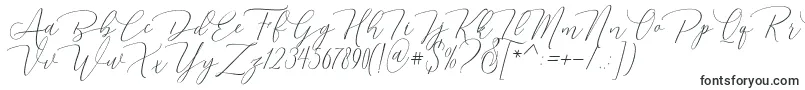 Czcionka Dhenmark – czcionki kaligraficzne