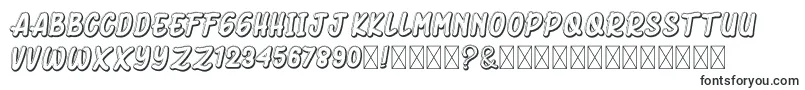 Шрифт DhukiMinerwo – промышленные шрифты