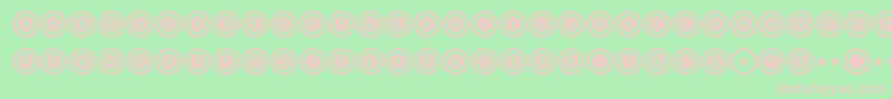 DIALTONE Font – Pink Fonts on Green Background