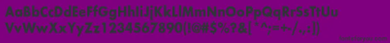 BelmarcndBold Font – Black Fonts on Purple Background