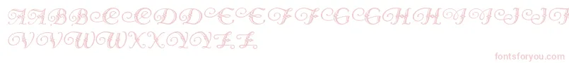 Diamond Dreams Font – Pink Fonts on White Background