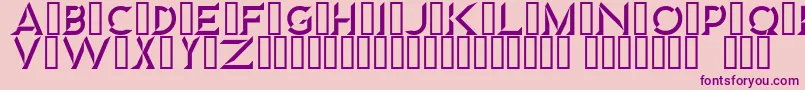 Diamond Font – Purple Fonts on Pink Background