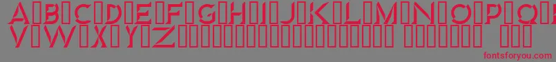 Diamond Font – Red Fonts on Gray Background