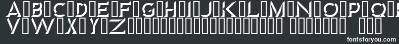 Diamond Font – White Fonts on Black Background