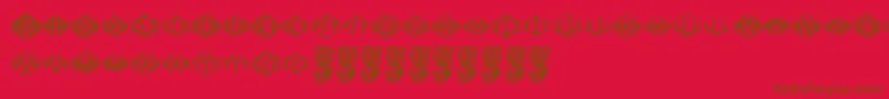 Lisätietoja Diamondgrams-fontista Diamondgrams-fontti – ruskeat fontit punaisella taustalla