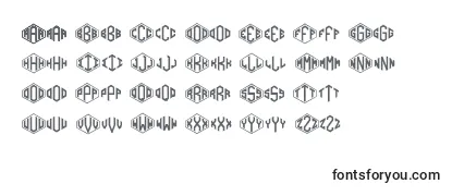 Schriftart Diamondgrams