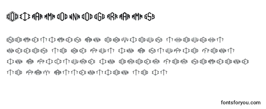 Обзор шрифта Diamondgrams
