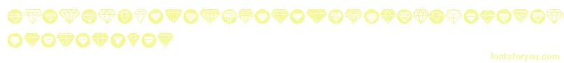Fonte Diamondo – fontes amarelas