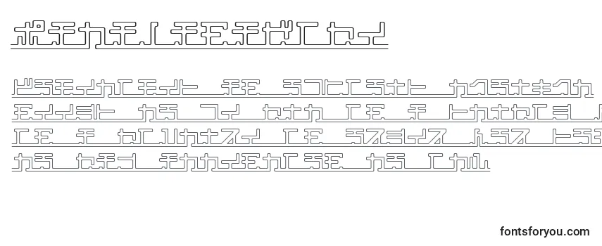 KatakanaPipe Font