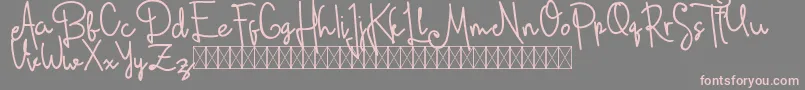 dianamoon script free Font – Pink Fonts on Gray Background
