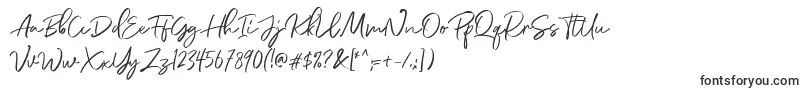 DianaWebber Script DEMO-fontti – Arkkitehtuuriset fontit