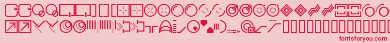 Stylbcc Font – Red Fonts on Pink Background