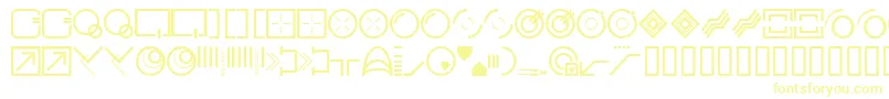 Stylbcc-Schriftart – Gelbe Schriften