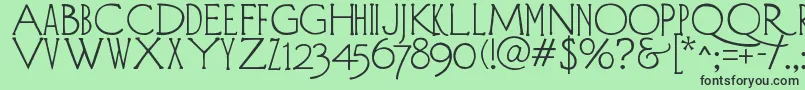 DIEHLD   Font – Black Fonts on Green Background