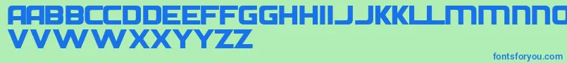 DIEHN    Font – Blue Fonts on Green Background