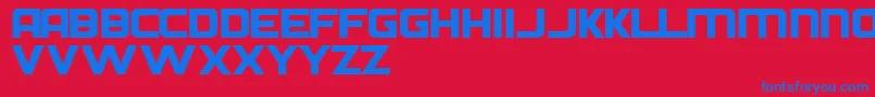 DIEHN    Font – Blue Fonts on Red Background