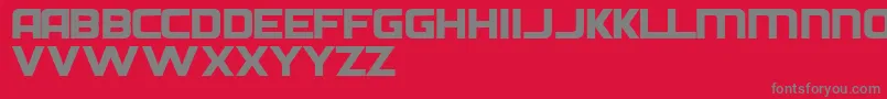 DIEHN    Font – Gray Fonts on Red Background