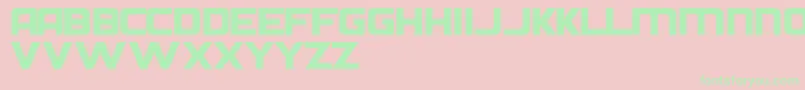 DIEHN    Font – Green Fonts on Pink Background