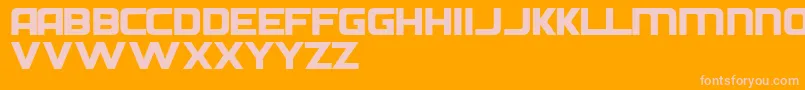 DIEHN    Font – Pink Fonts on Orange Background