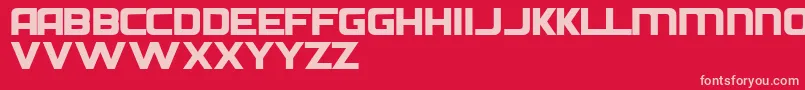 DIEHN    Font – Pink Fonts on Red Background