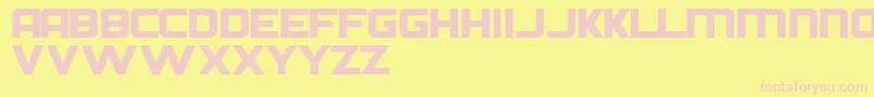 DIEHN    Font – Pink Fonts on Yellow Background