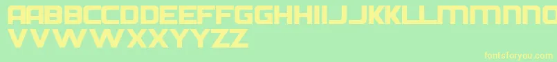 DIEHN    Font – Yellow Fonts on Green Background