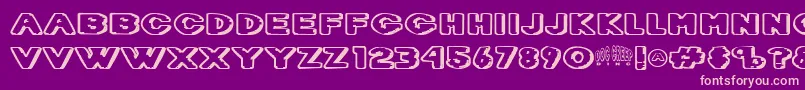 Dietdc   Font – Pink Fonts on Purple Background