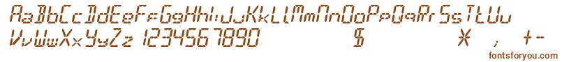 Digit Font – Brown Fonts