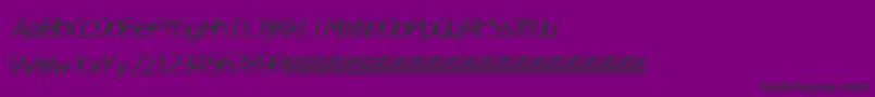 DigitalStream Font – Black Fonts on Purple Background