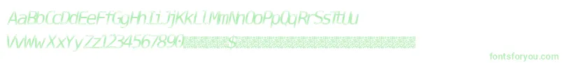 DigitalStream Font – Green Fonts on White Background