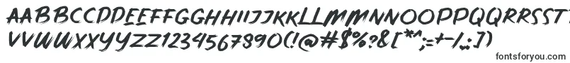 フォントDigress – 筆で書かれたフォント