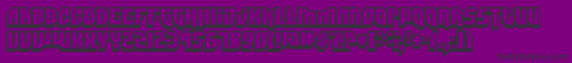 Police DIMIS    – polices noires sur fond violet