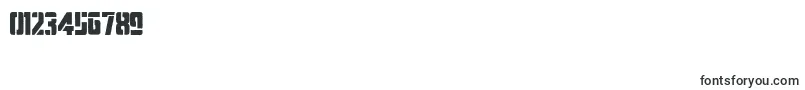 KarenStencilDker Font – Fonts for Numbers and Digits