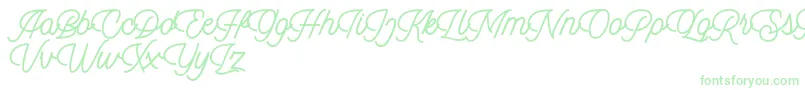 Fonte Dingbod script FREE – fontes verdes