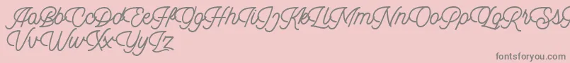 fuente Dingbod script FREE – Fuentes Grises Sobre Fondo Rosa