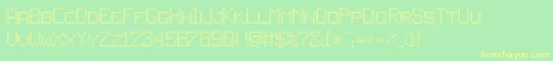 More about JdLed3 Font JdLed3 Font – Yellow Fonts on Green Background