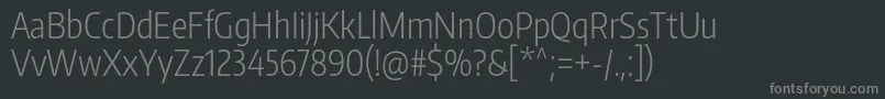 EncodesanscompressedLight Font – Gray Fonts on Black Background