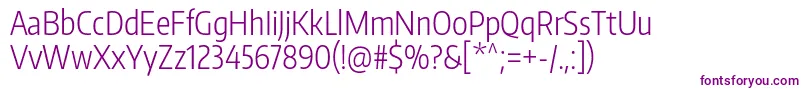 EncodesanscompressedLight Font – Purple Fonts on White Background