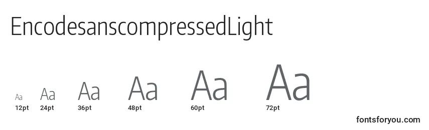 EncodesanscompressedLight Font Sizes