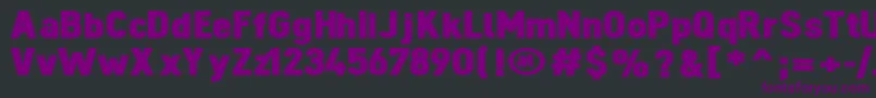 DINOBL   Font – Purple Fonts on Black Background