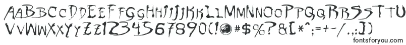Шрифт Dinobots – формы шрифтов