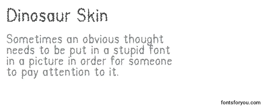 フォントDinosaur Skin